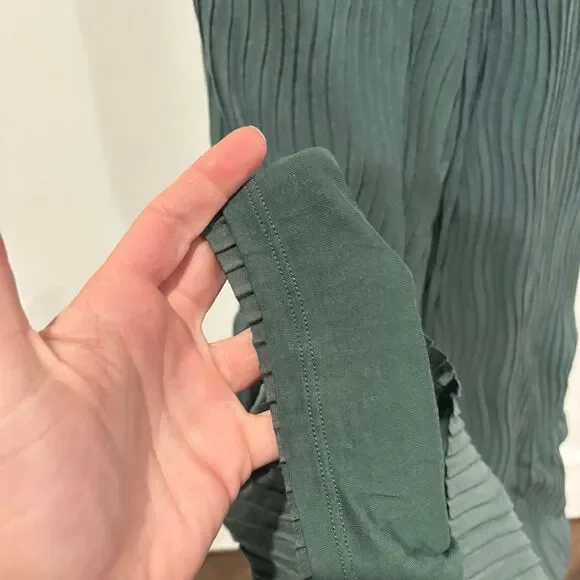 Anthropologie Marina Plisse Sleeveless Jumpsuit - Picture 8 of 10